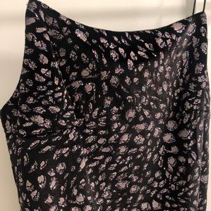 Sparkly leopard mini